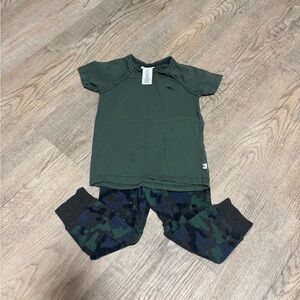 Tommy Bahama Green and Camouflage Kids Matching Set